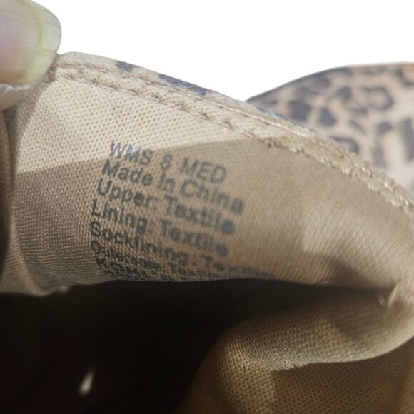 Leopard Print Ankle Boots For Women Size 8 M - Picture 8 of 9